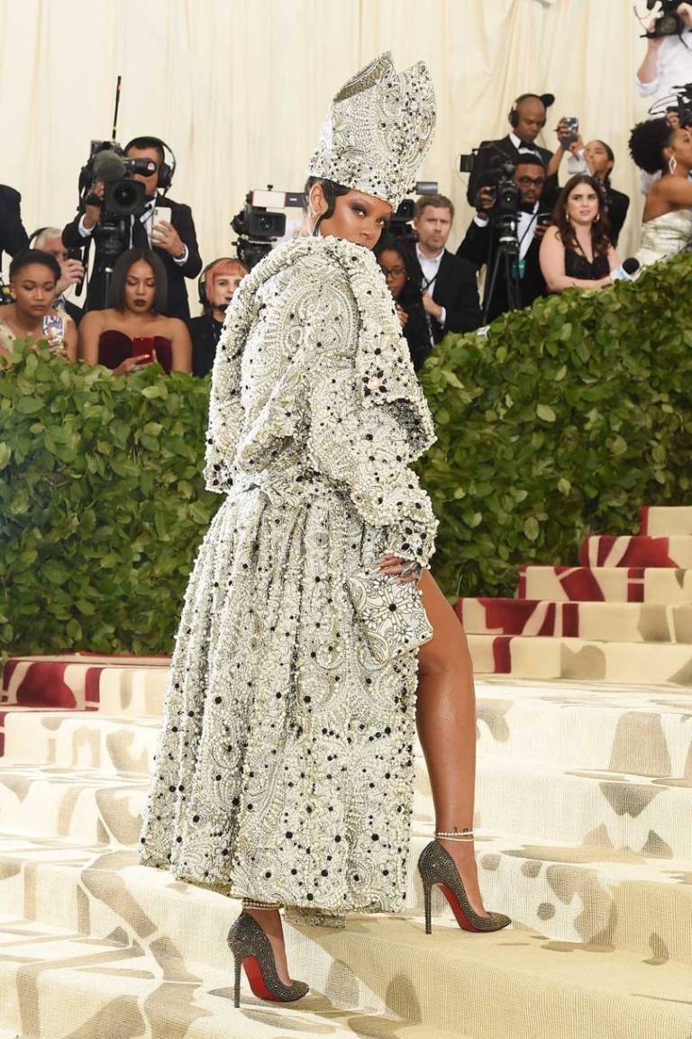 Rihanna wearing Maison Margiela by John Galliano.
